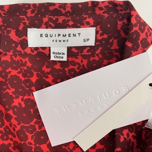 Equipment Sz S/P Colleen Floral Blouse NWT - Picture 6 of 8